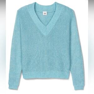 CABI Frosty Pullover sweater in icy blue xs